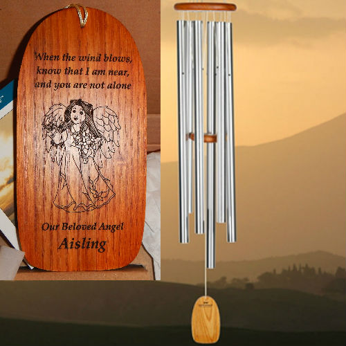 XL "HEAVENLY" Amazing Grace chime. Personalized (NEW!) - Click Image to Close